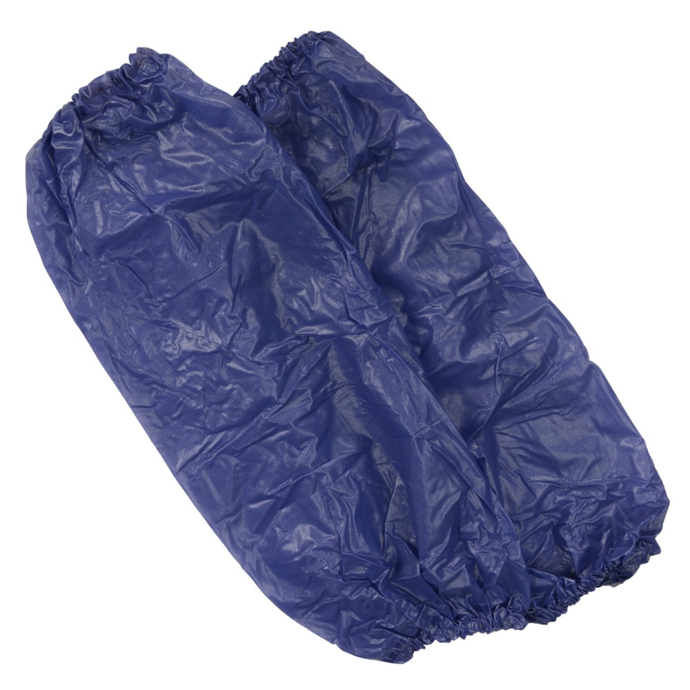8 mil 18" Blue Liquid Resistant PVC Vinyl Sleeves 12/Pair