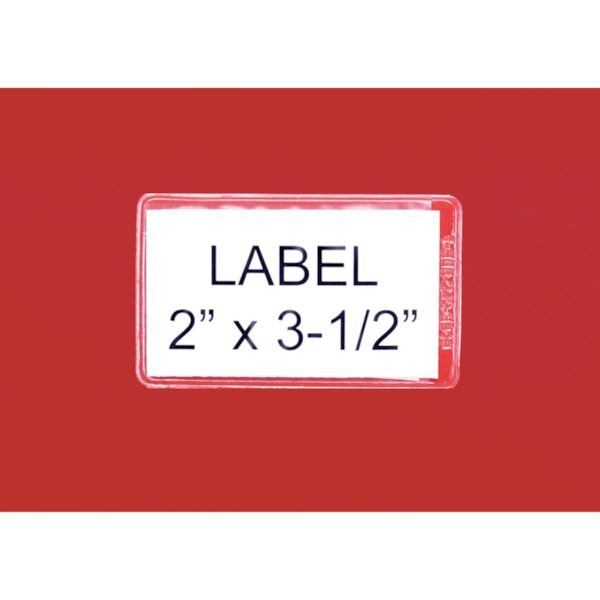 2" x 3 1/2"  Adhesive  Label Holder 24/Case