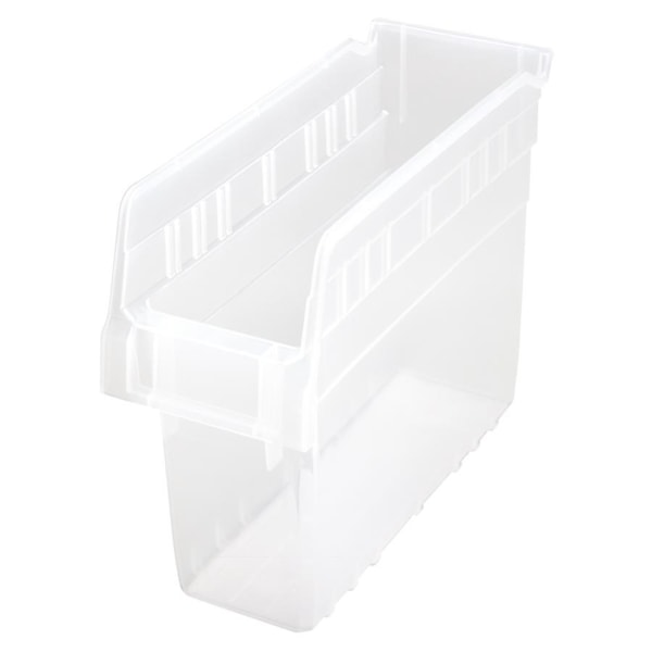 Store-More 8'' Clear  Shelf Bin 11-5/8" x 4-3/8" x 8" 36/Case