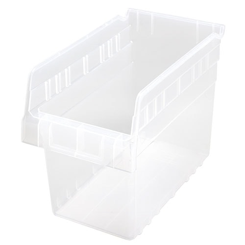 Store-More 8'' Clear  Shelf Bin 11-5/8" x 6-5/8" x 8" 30/Case