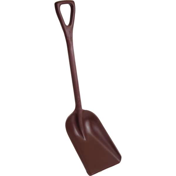 One-Piece Metal Detectable Shovel w/10" Blade