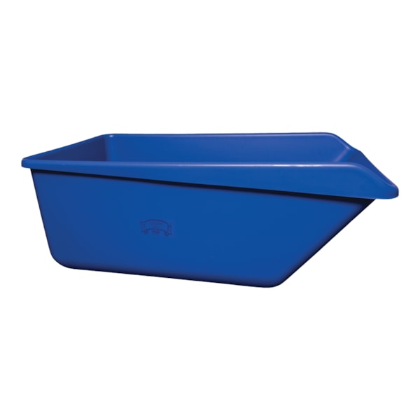 Angled Dump Tub w/Drain Plug