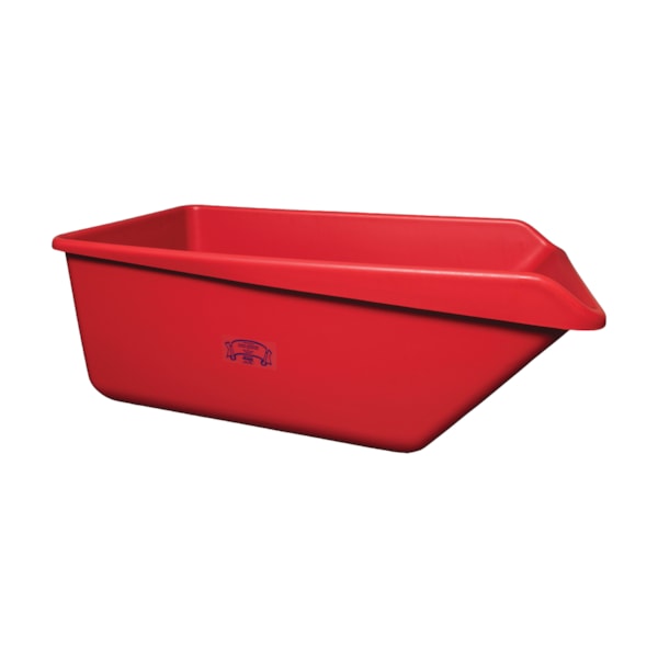 Angled Dump Tub w/Drain Plug