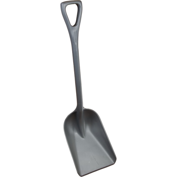 One-Piece Regrind Shovel w/10" Blade, Gray