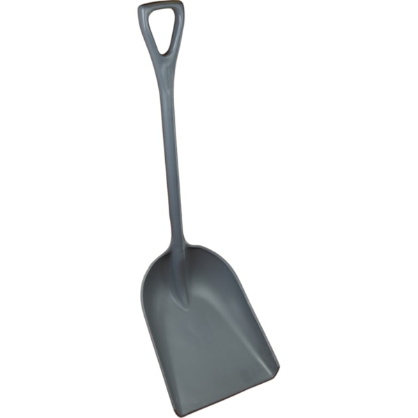 One-Piece Regrind Shovel w/14" Blade, Gray