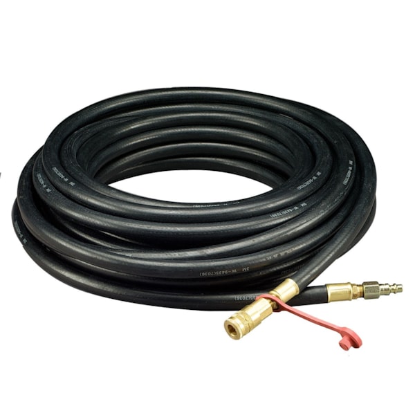 50' High Pressure Supplied Air Respirator Hose, Hanson Fittings