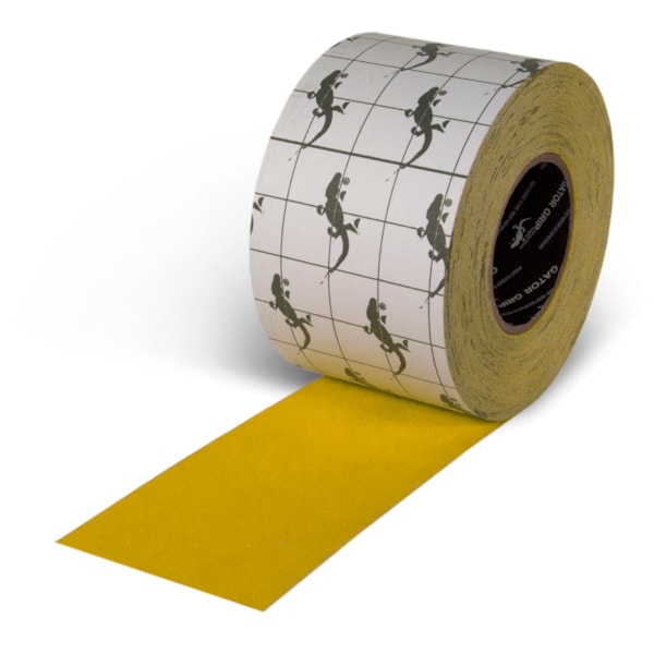 Gator Grip Traction Tape® 4" x 60' Indoor/Outdoor Yellow Non-Skid Tape