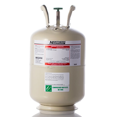 2.5 % Methane  (50 % LEL) , Balance Air (20.9 % Oxygen balance Nitrogen)
