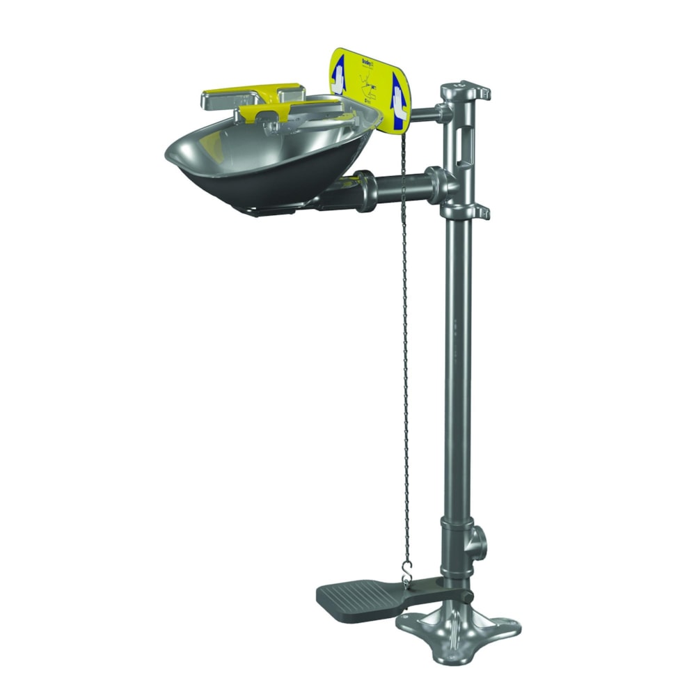 Halo  Stainless Steel Eye/ Facewash with Stainless Steel Bowl and Foot Activation