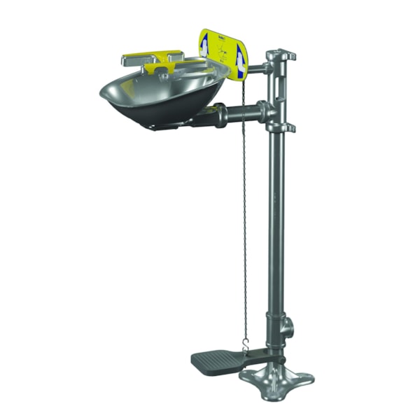Halo  Stainless Steel Eye/ Facewash with Stainless Steel Bowl and Foot Activation