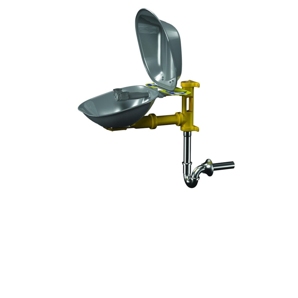Halo Eyewash with Stainless Steel Bowl and Cover with Plastic Showerhead