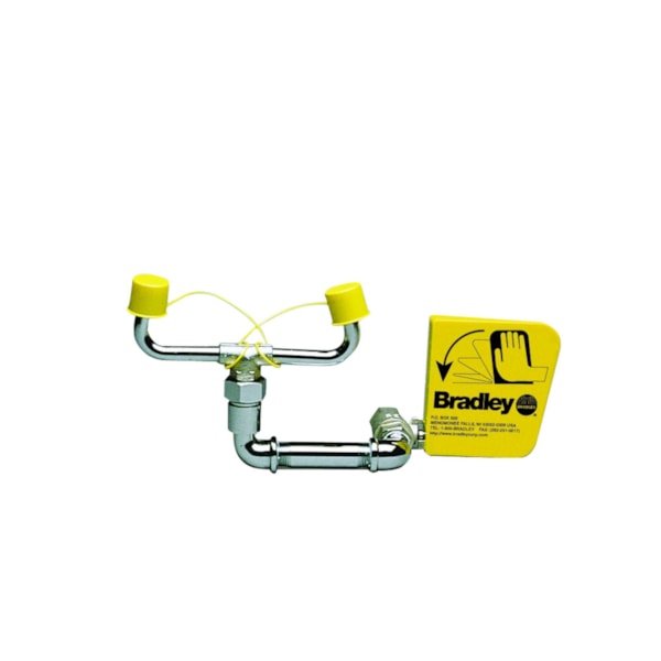 Wall- Mounted Chrome Plated Eyewash
