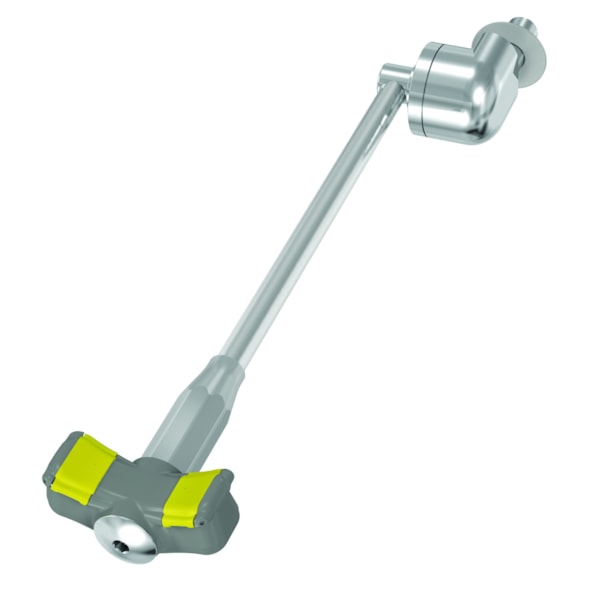 Barrier Free Swing Down Eyewash, Wall Mounted