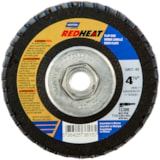 4 1/2" 60 Grit Coated Ceramic Flap Disc with 5/8-11 Arbor and 13,000 RPM thumbnail 1