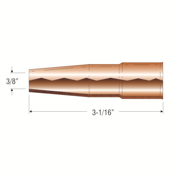3/8" Tapered Nozzle