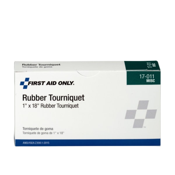 1'' x 18'' Rubber First Aid Tourniquet