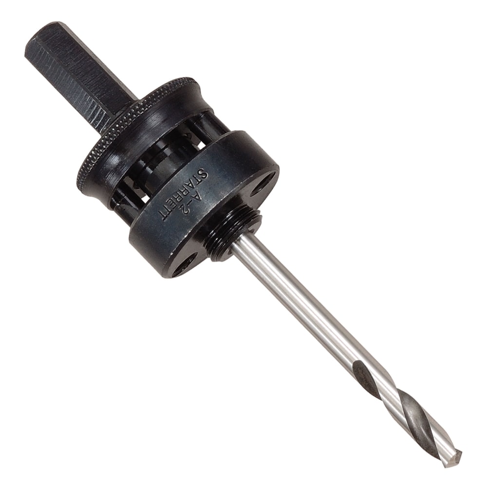 1 1/4" - 8 9/32" A2-E Hole Saw Drive Arbor & Extended Length HSS Pilot Drill 
