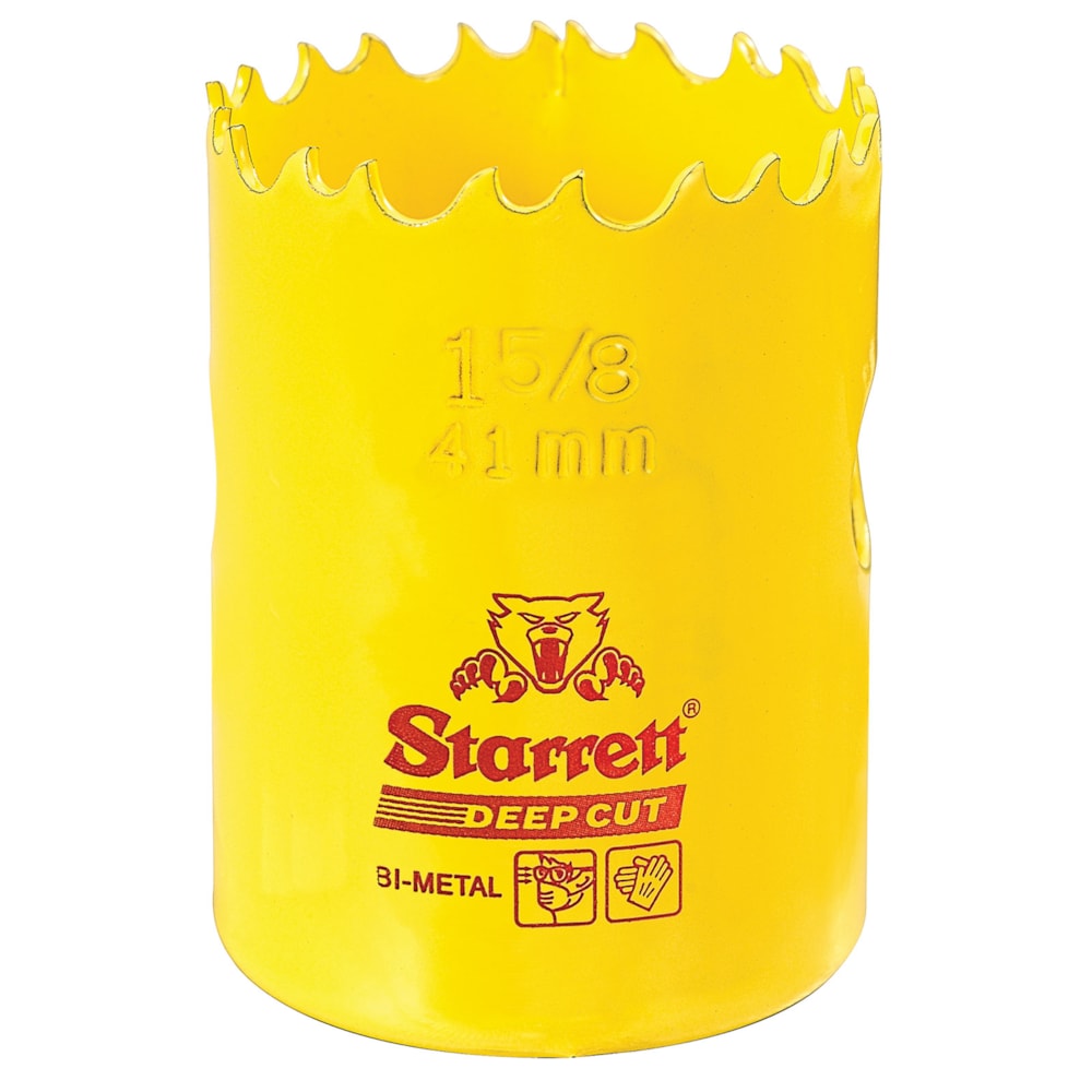 1 5/8" HSS Deep Cut Hole Saw