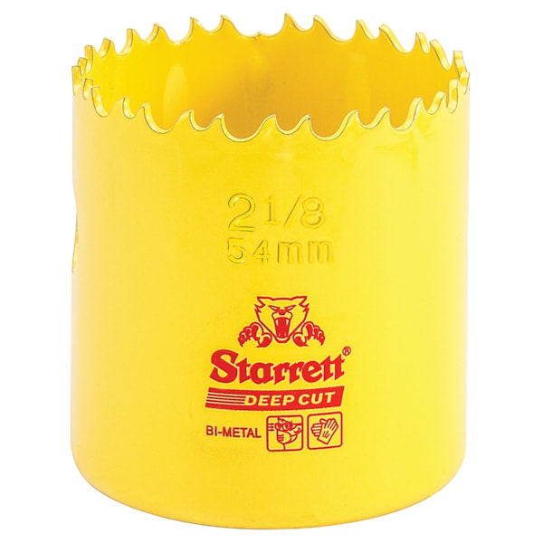 2 1/8" HSS Deep Cut Hole Saw