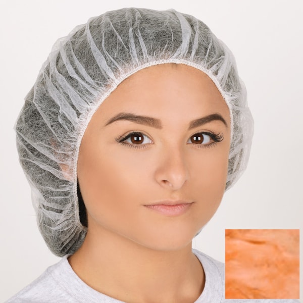 21" Bouffant Head Covers, 100/Pack