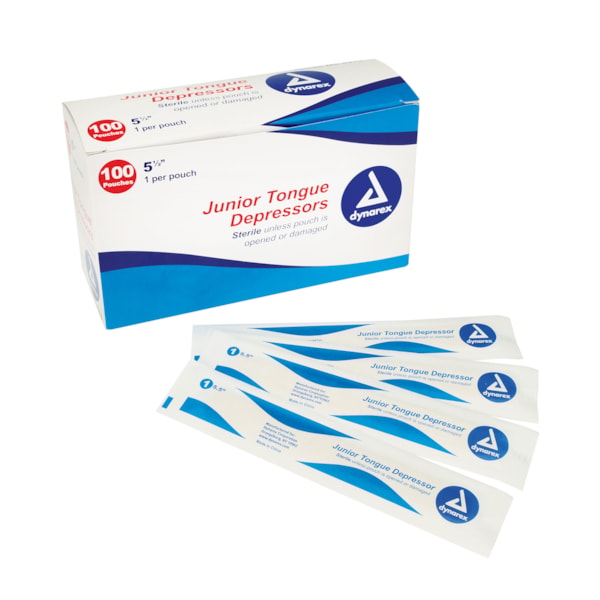  Sterile First Aid Tongue Depressors, 100/Box