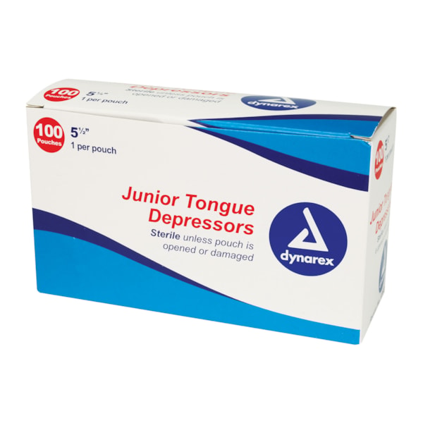  Sterile First Aid Tongue Depressors, 100/Box