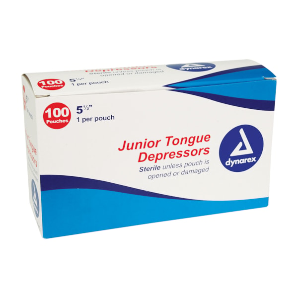  Sterile First Aid Tongue Depressors, 100/Box