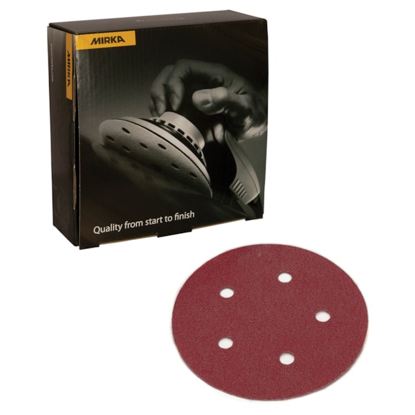 Royal Coarse 5" 150 Grit 5-Hole Grip Vacuum Abrasive Sanding Disc 50/Pack