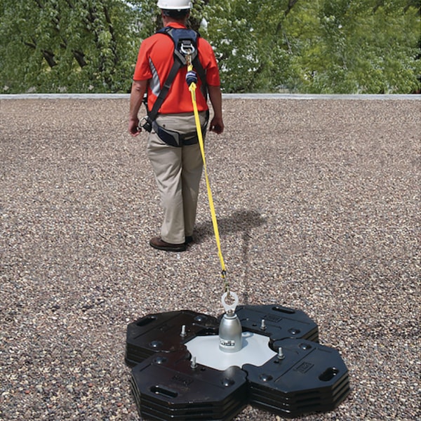 Freestanding Rooftop Counterweight Fall Protection Anchor