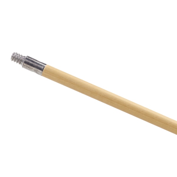 60" Metal Tip Threaded Wood Broom Handle 12/Case