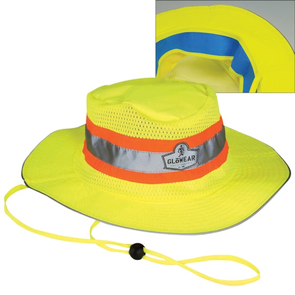 Reflective Hi-Vis Ranger Hat & Cooling Towel