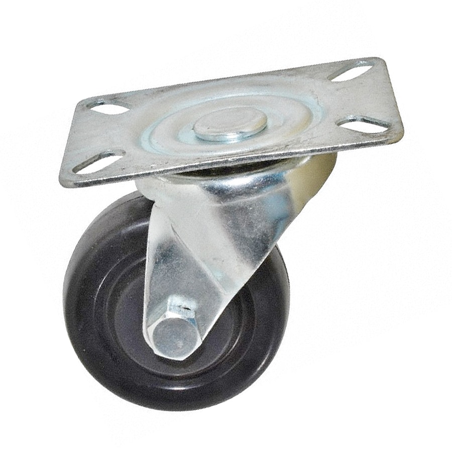 3" Standard Duty Swivel Caster, Hard Rubber