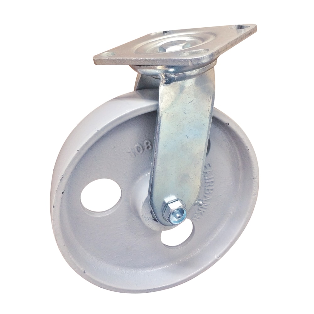 5" Economical Medium/Heavy-Duty Swivel Caster, Semi-Steel