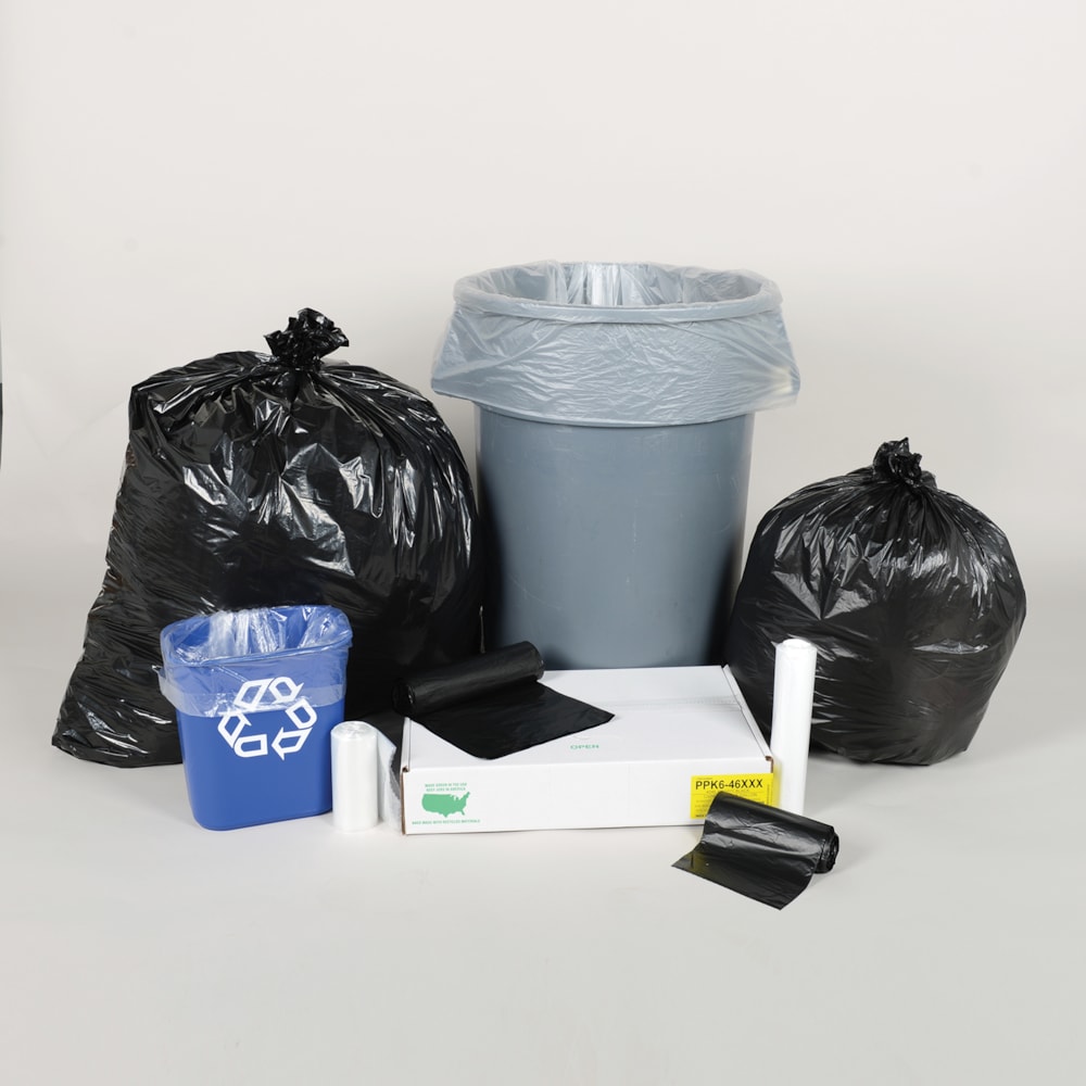 Industrial 12-16 gal. 0.7 mil Low Density 24" x 33" Can Liners 500/Case
