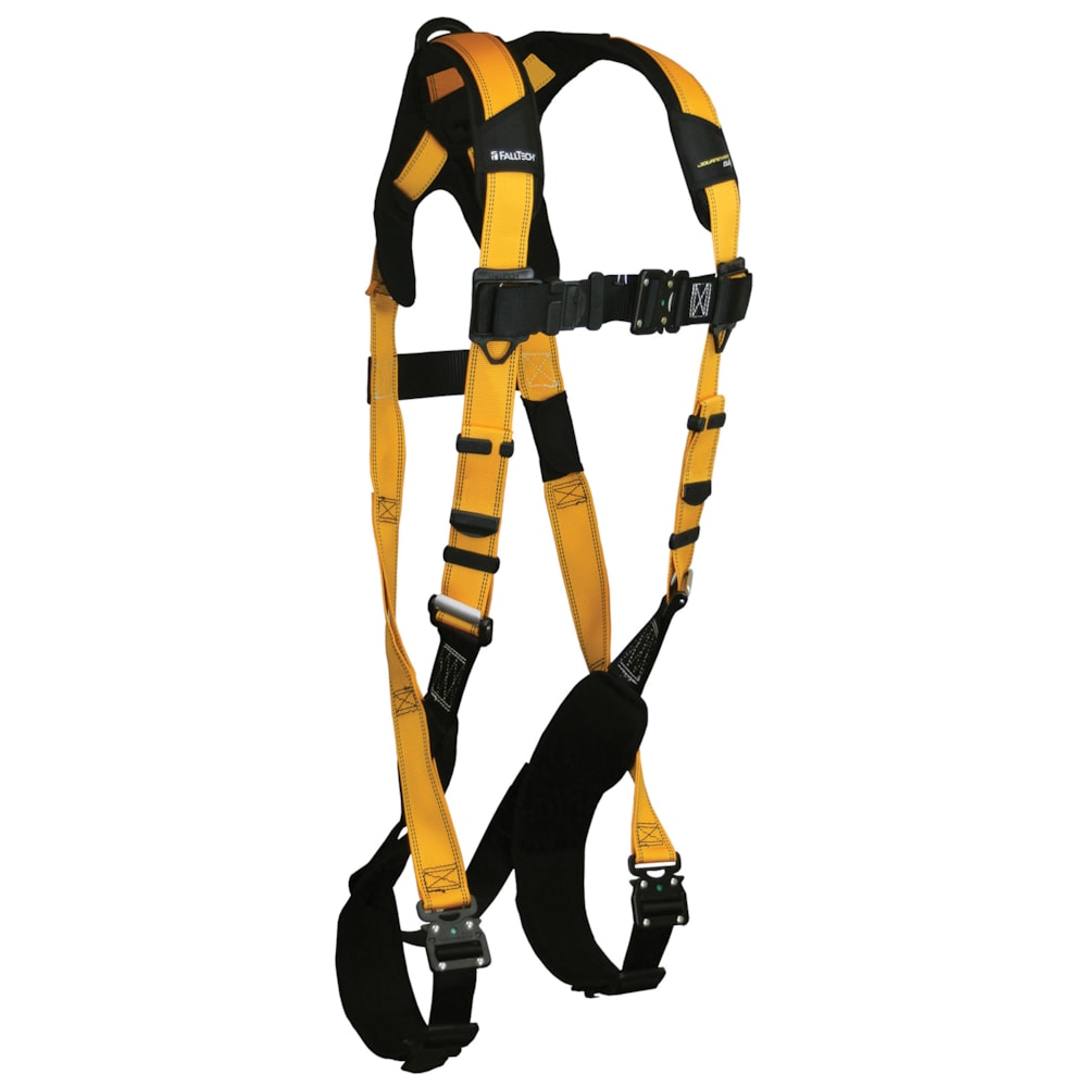 Journeyman FLEX Aluminum Back D-Ring & Quick Connect Leg Straps Fall Protection Harness 
