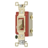 20A 120/277V AC Toggle Switch, Single Pole, Extra Heavy Duty Industrial Grade, Back and Side Wired, Grounding thumbnail 3