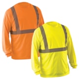 Class 2 Hi-Vis Classic Long Sleeve Traffic Safety T-Shirt thumbnail 1