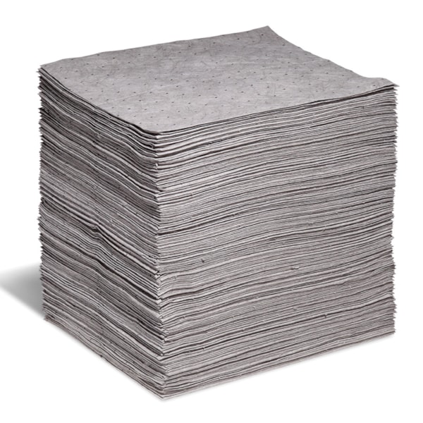 Contractor Grade 15" x 18" Lightweight Universal Sorbent Pads 200/Bale & 35 gal. Capacity/Bale