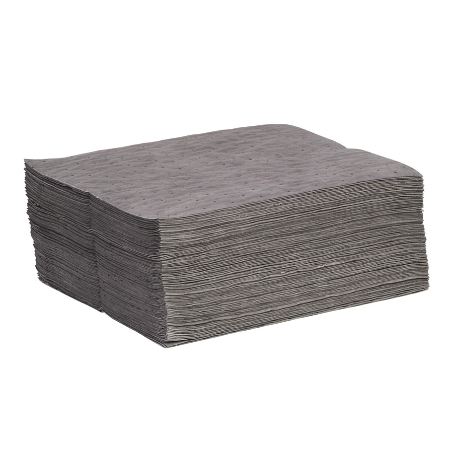 Professional Grade 15" x 19" Lightweight Universal Sorbent Pads 100/Bale & 15.5 gal. Capacity/Bale