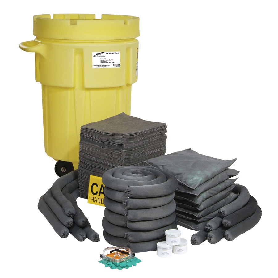 Universal 95 gal. Wheeled Overpack Salvage Drum Spill Kit