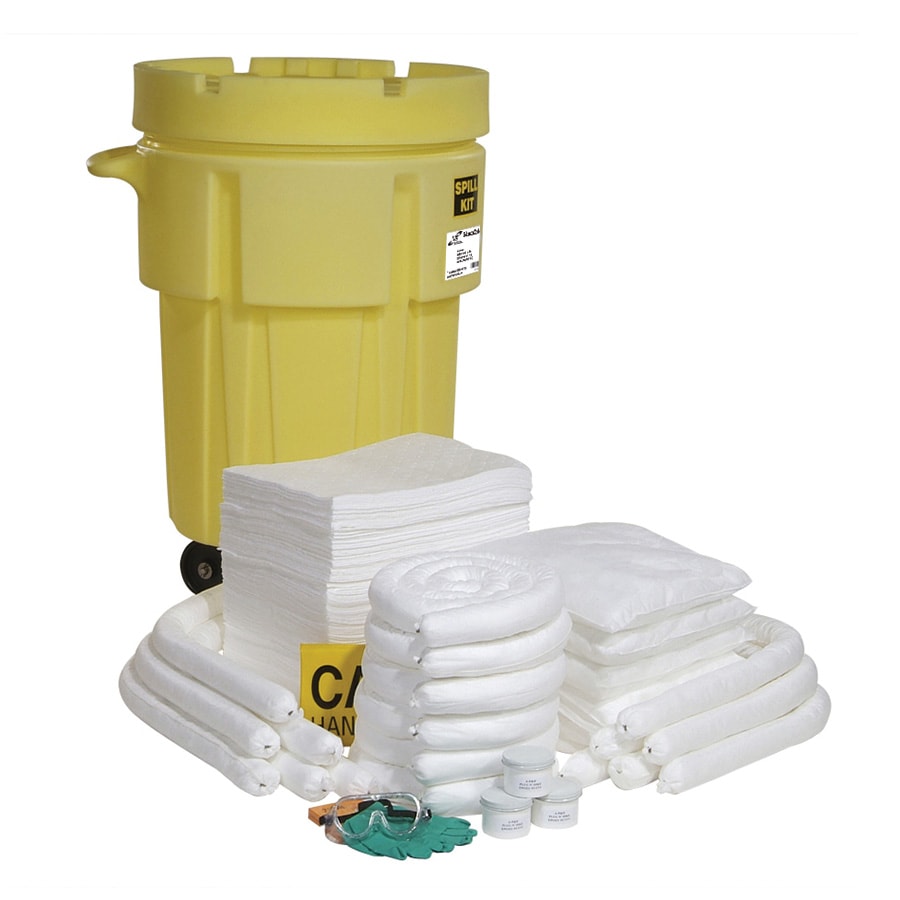Oil Only 95 gal. Wheeled Overpack Salvage Drum Spill Kit