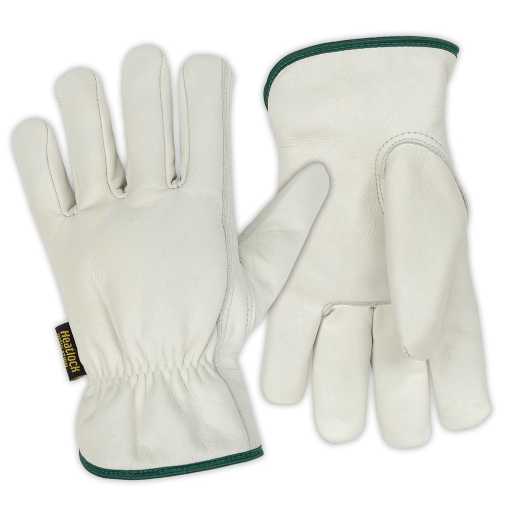 Insulated Grain Leather Cold Weather Driver's Gloves