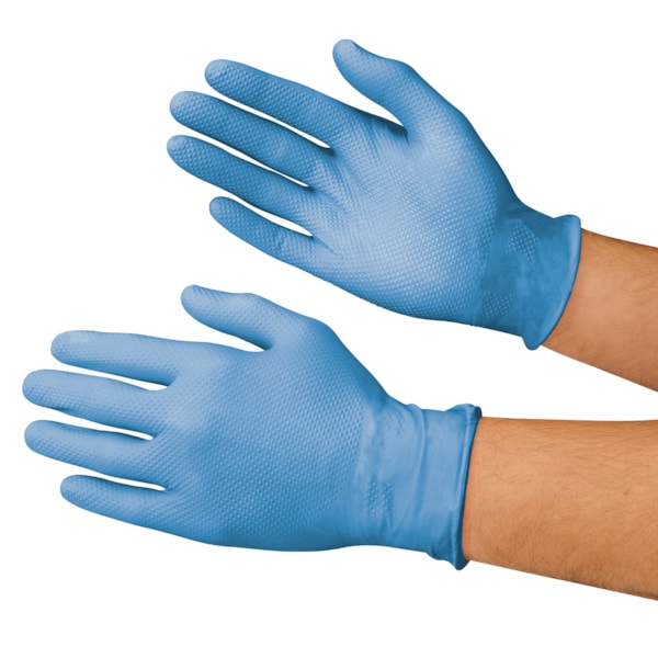 Nitrile 8 mil Powder-Free 9.5" Heavy-Duty Disposable Gloves, 50/Box