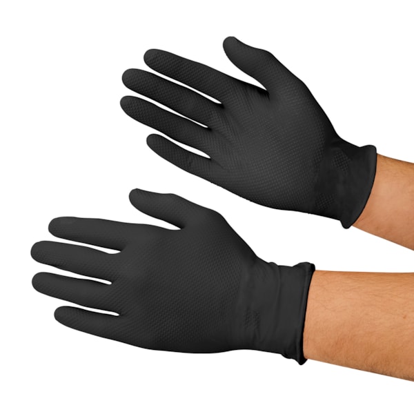 Nitrile 8 mil Powder-Free 9.5" Heavy-Duty Disposable Gloves, 50/Box