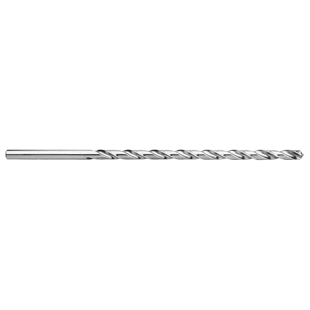 T1813 General Purpose Extra Length Drill, 118 deg Standard Point, High Speed Steel, Bright