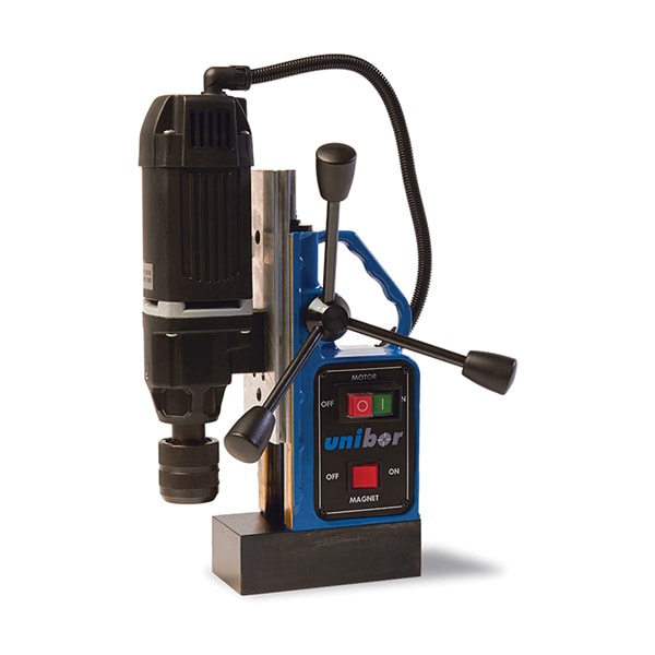 Magnetic Drill, 1/2 in Chuck, 450 rpm, 1.3 hp, 110/230 V, 9 A