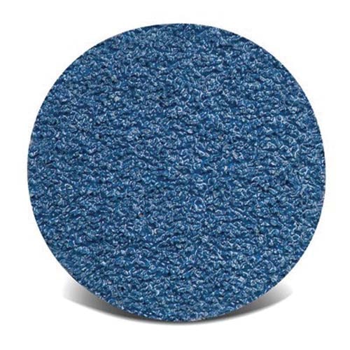 59720 Quick Change Roll-On Coated Abrasive Disc, 4 in Dia, , Zirconia Aluminum Oxide