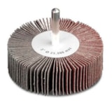 41121 Firm Flap Wheel, 2-1/2 in Dia x 1 in W, 1/4 in Arbor,  Aluminum Oxide Abrasive thumbnail 2
