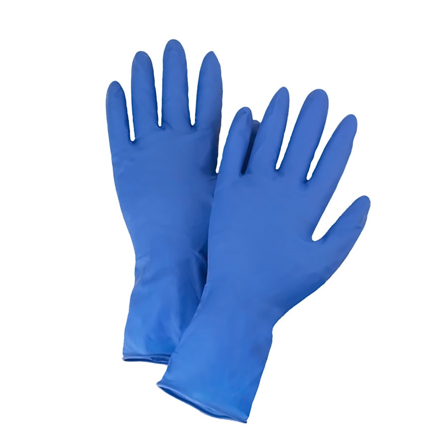 Posi-Shield High Risk 14 Mil Powder Free 11.5" Examination Grade Latex Gloves 50/Box