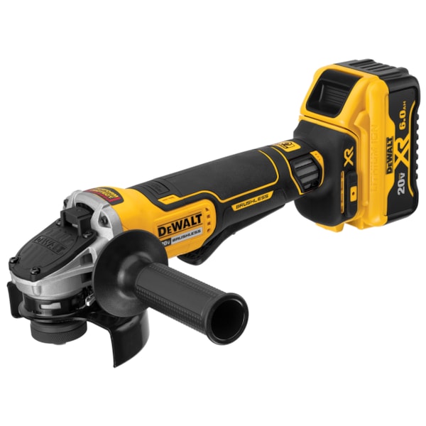 4.5 in Paddle Switch Small Angle Grinder Kit with Kickback Brake